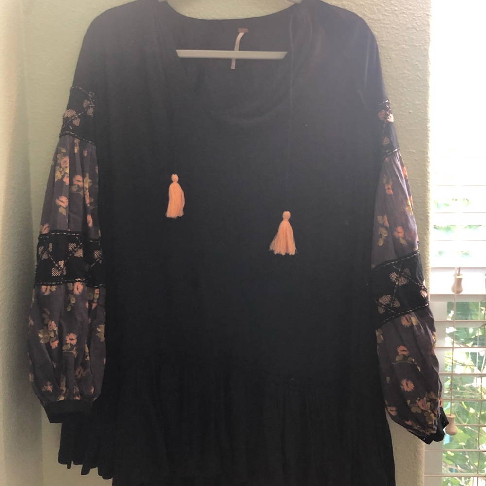 FREE PEOPLE boho flowy long sleeve